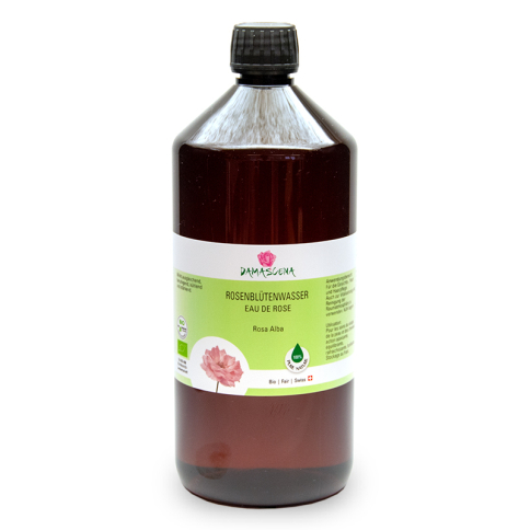 Rosenblütenwasser Alba BIO 1000ml - Pflanzenwasser | Hydrolat