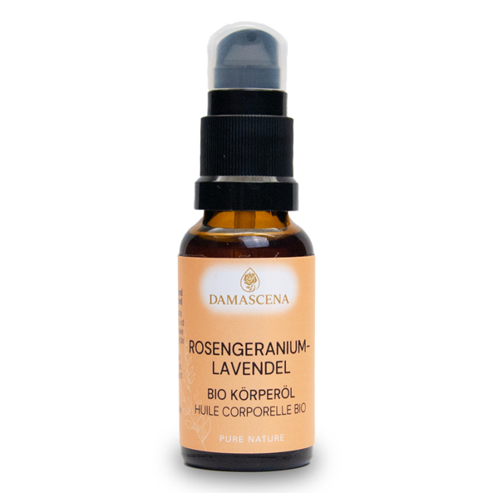 Rosengeranium-Lavendel Körperöl BIO