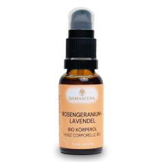 Rosengeranium-Lavendel Körperöl BIO
